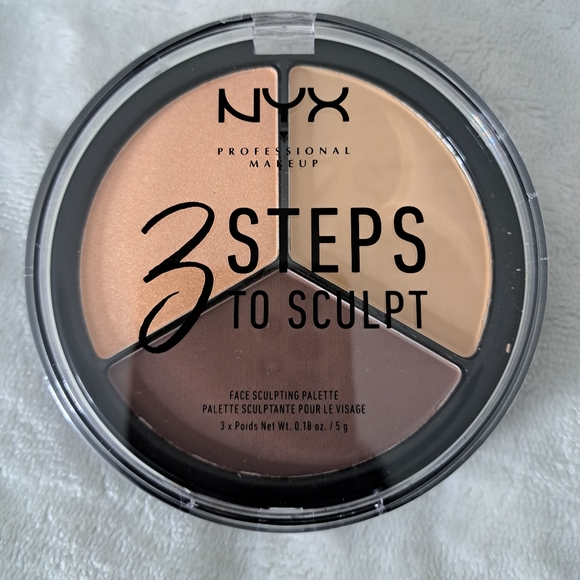 NYX 3 Steps to Sculpt Face Sculpting Palette - Color MEDIUM - Picture 2 of 2